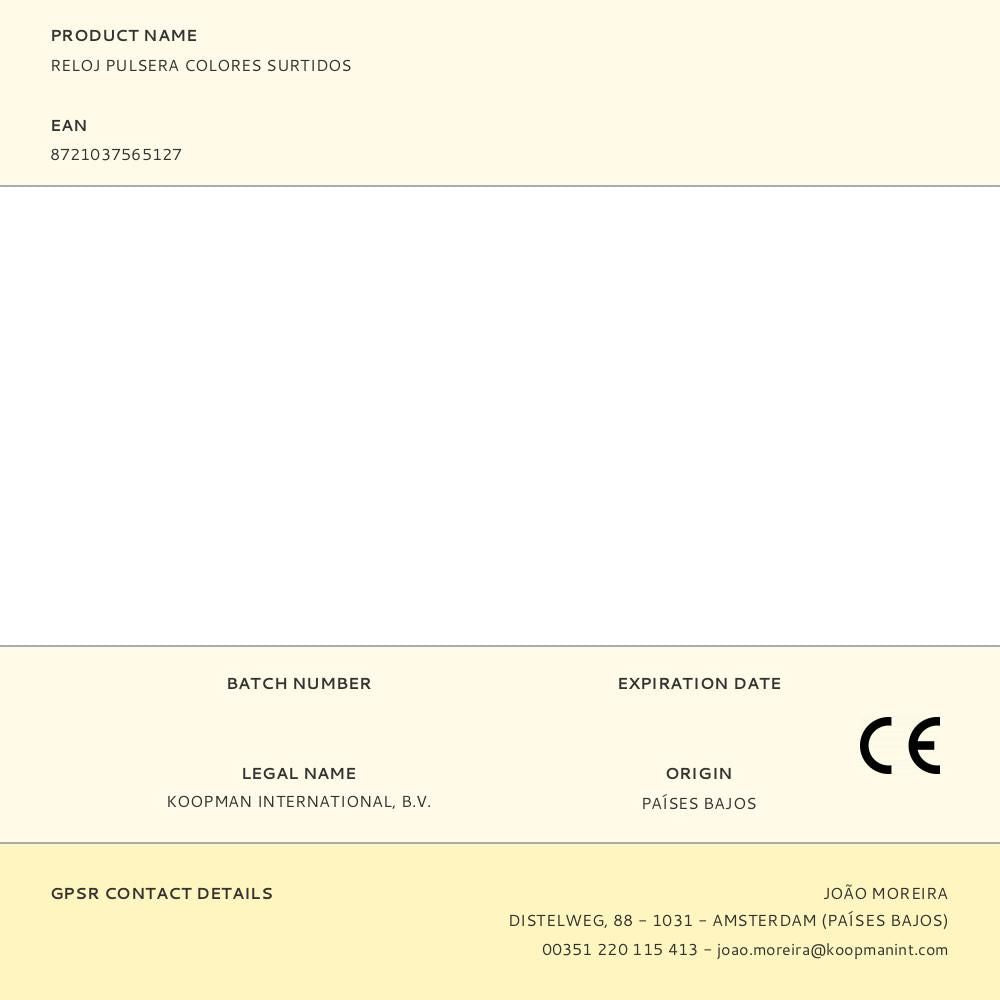 Reloj pulsera modelos variados