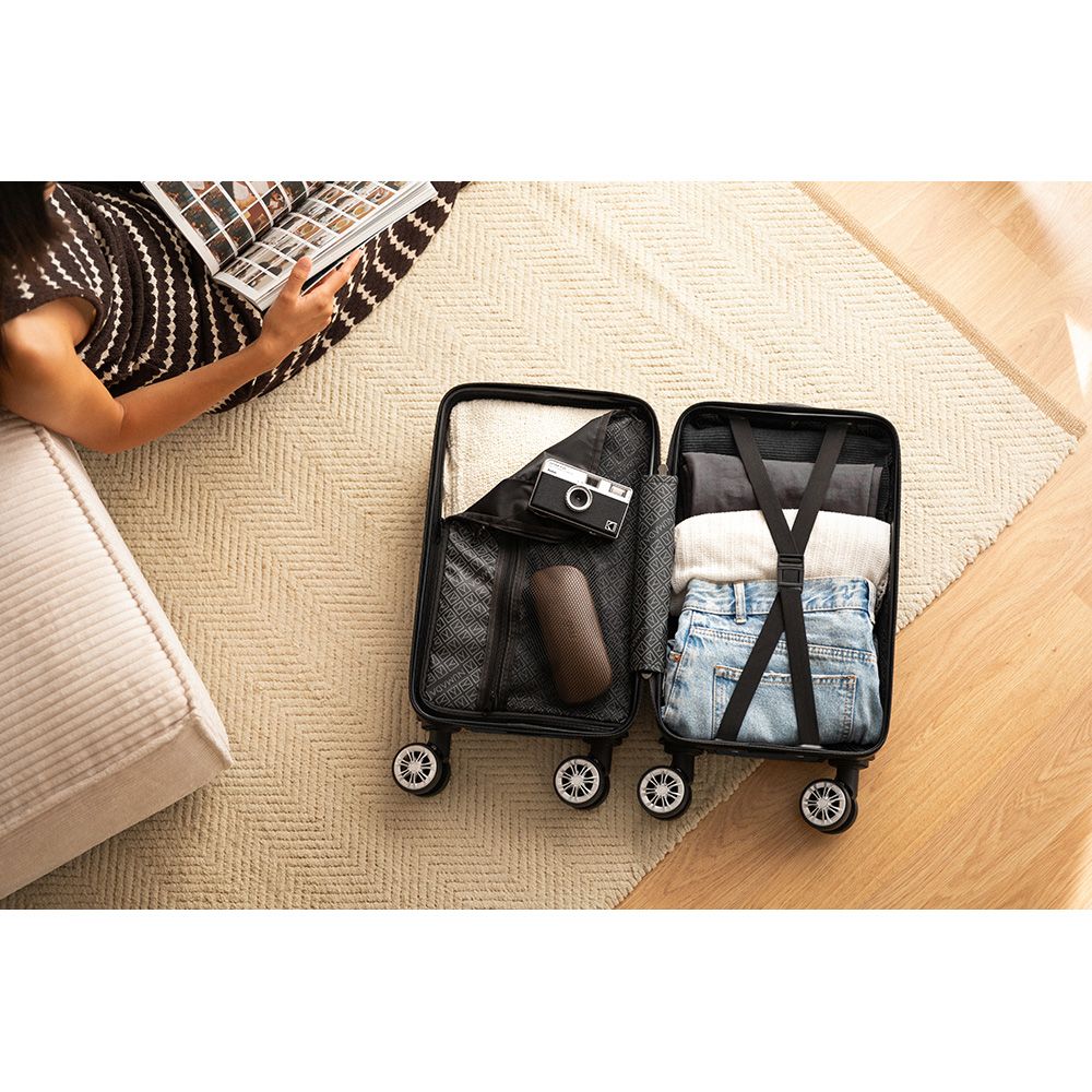 Maleta de cabina upfly underseat xxs negro 25 x 20 x 40 cm