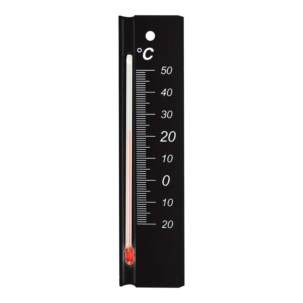 Termómetro de madera 14,5 cm, colores surtidos