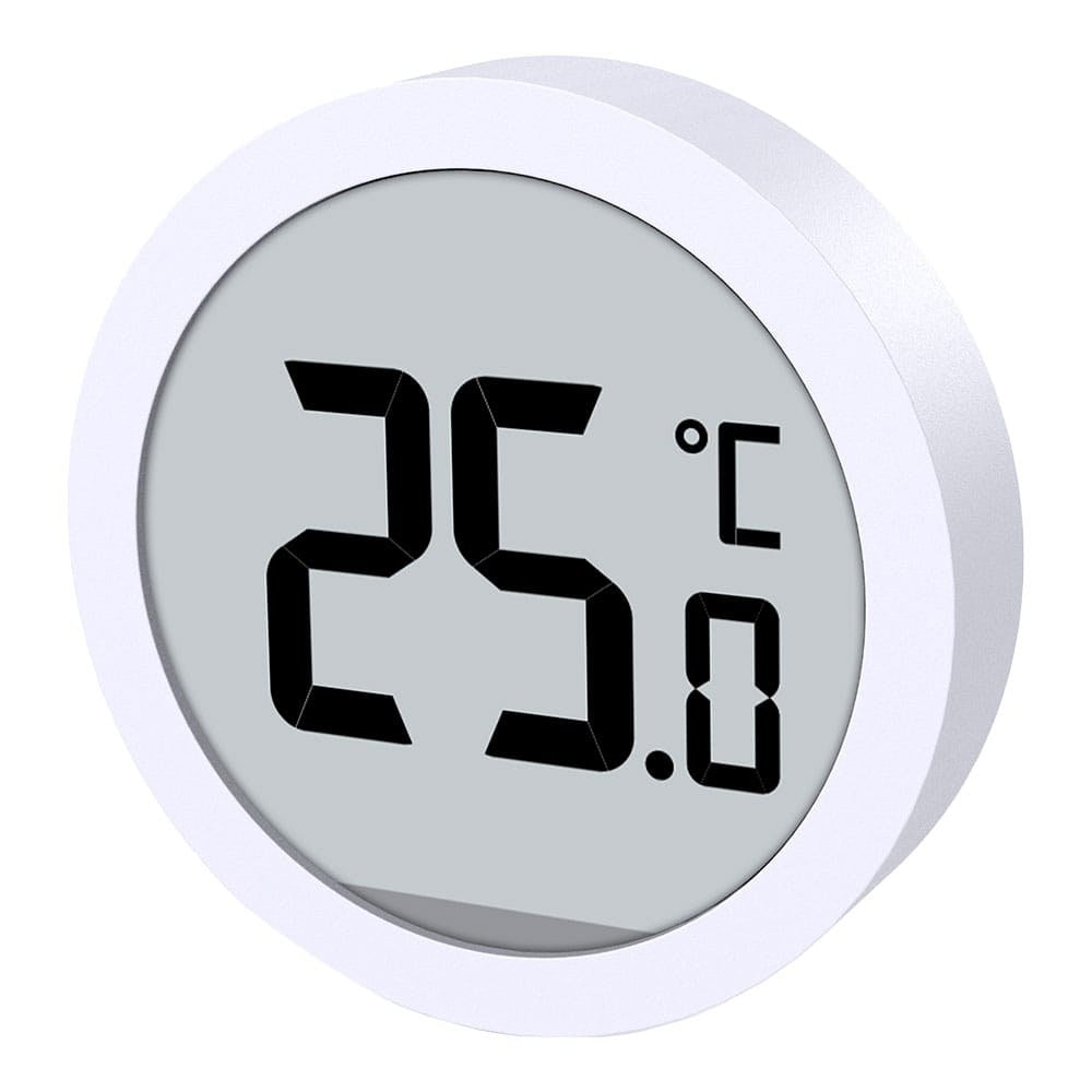 Termómetro electrónico redondo ø61 mm para interior, blanco