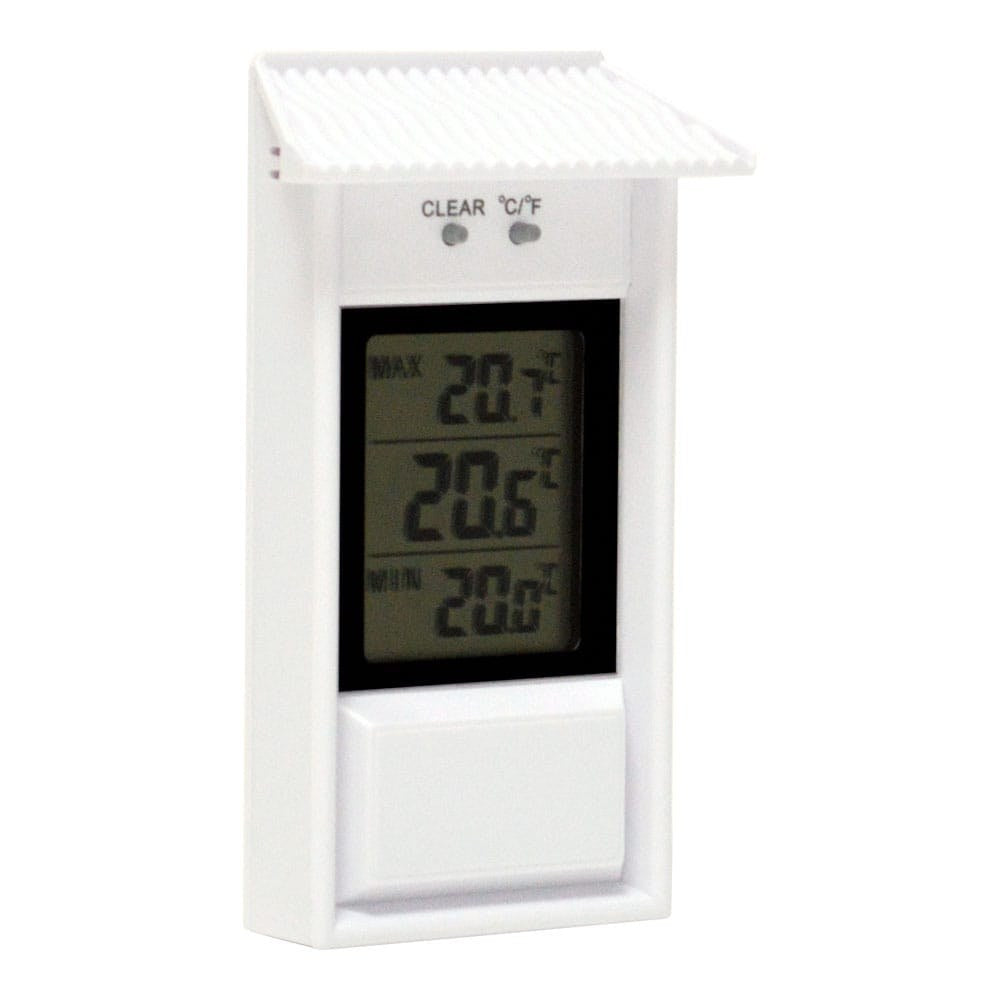 Termómetro mini-maxi electrónico, blanco