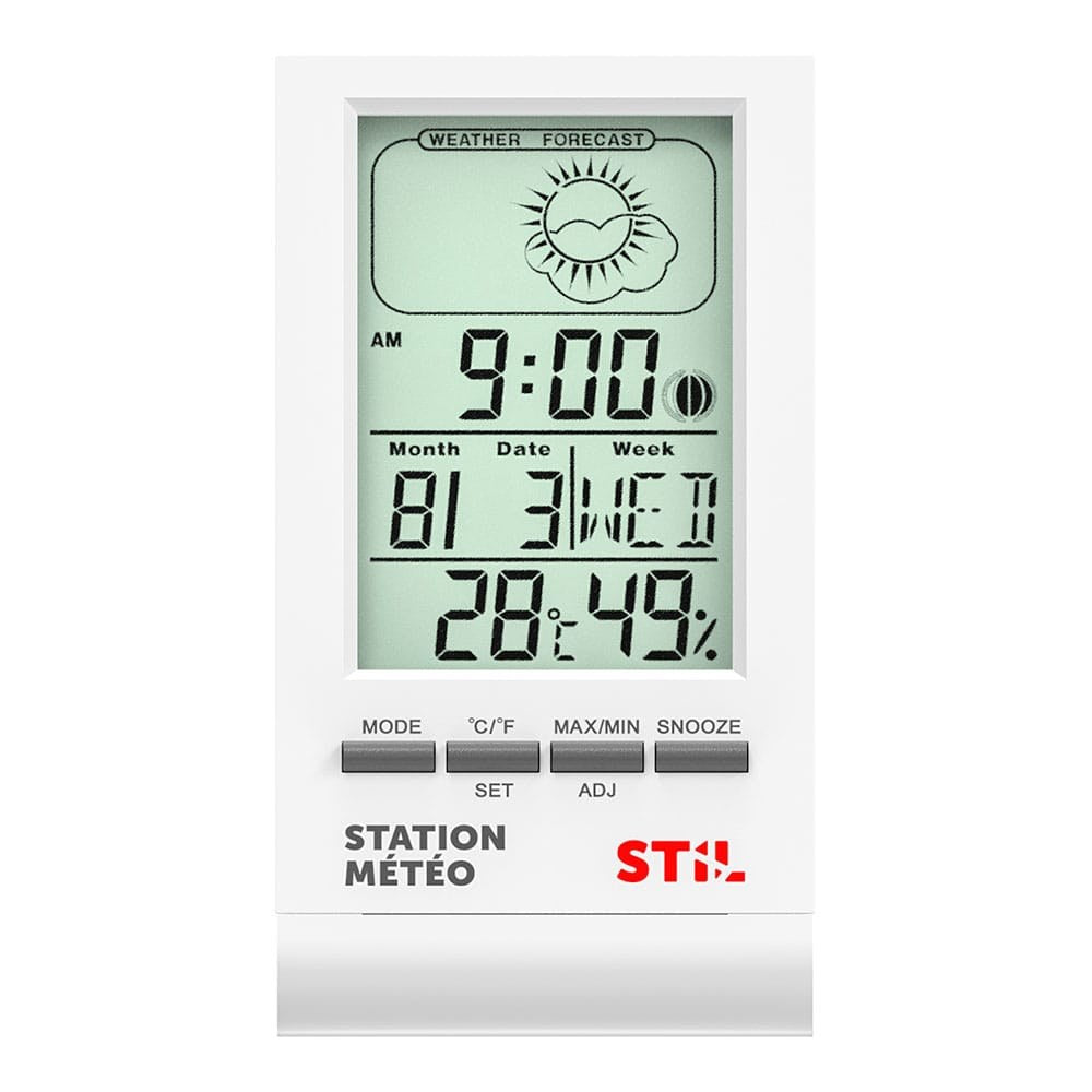 Mini estación meteorológica, blanca