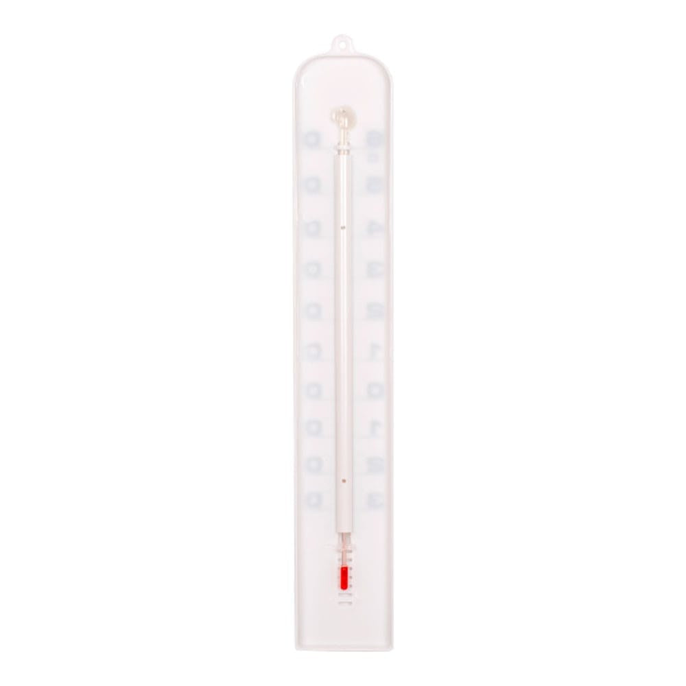 Termómetro de plástico, 41 cm, blanco