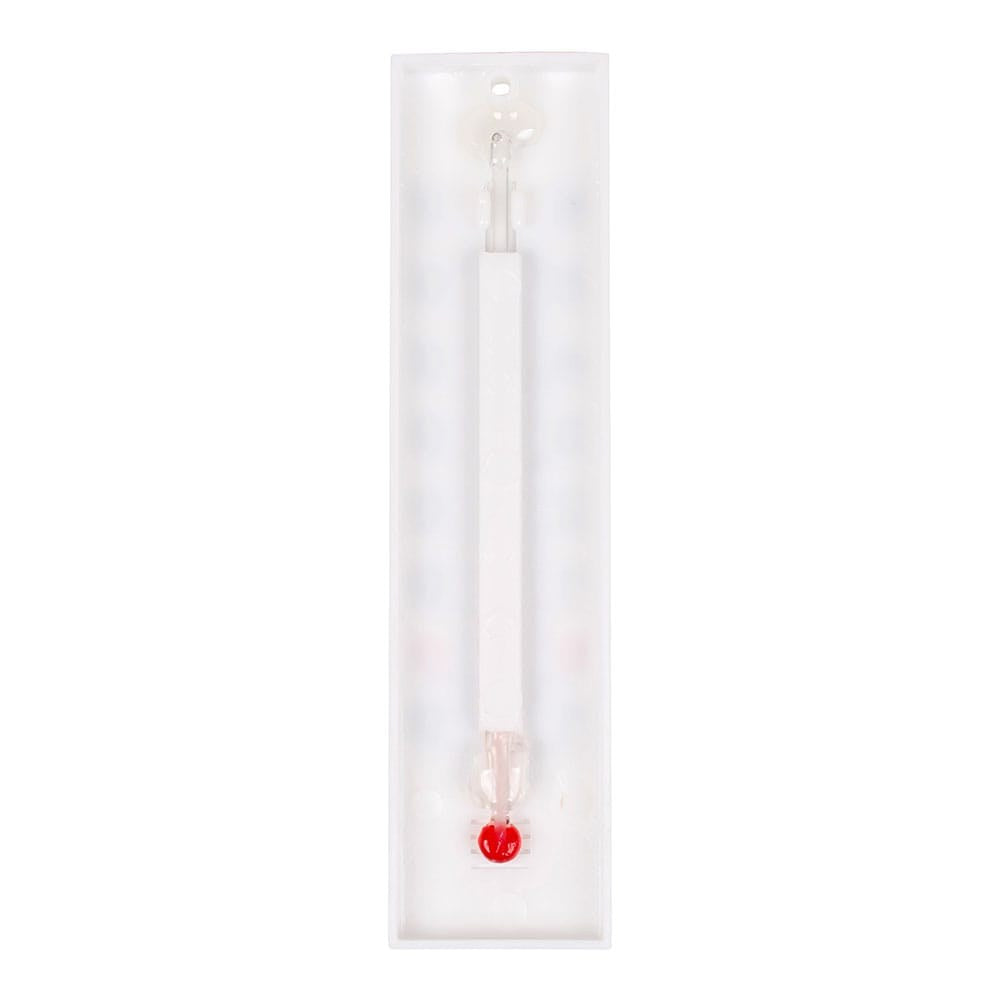 Termómetro de plástico, 14 cm, blanco