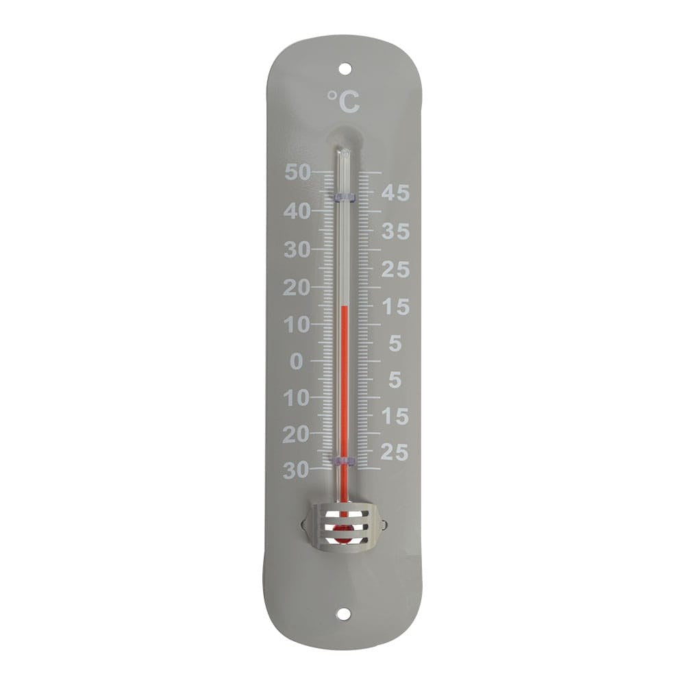Termómetro de metal, 19 cm, colores surtidos