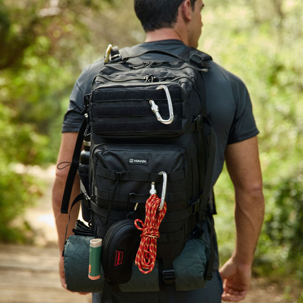 Mochila táctica militar force b500 50 l, negra