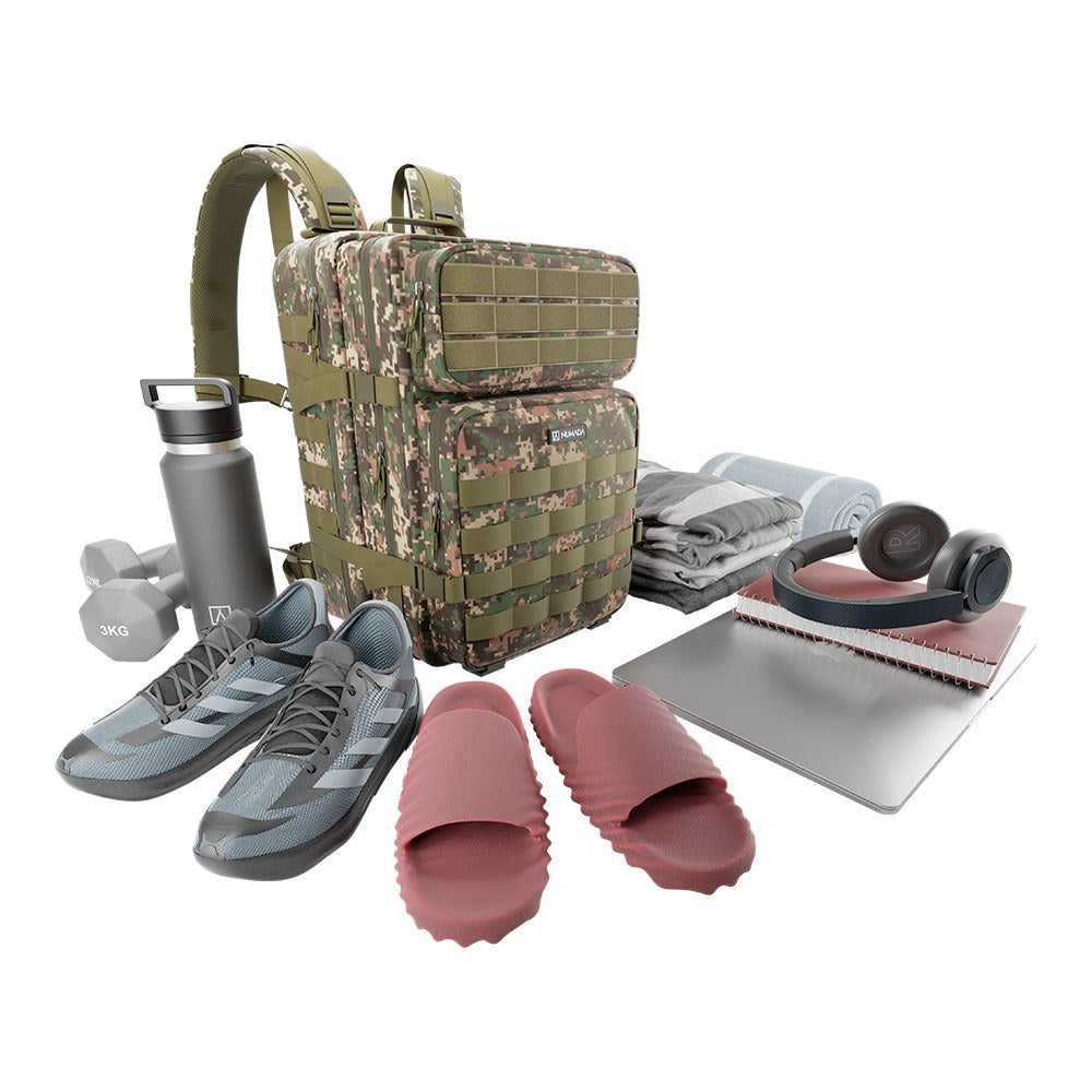 Mochila táctica militar force b500 50 l, camuflaje