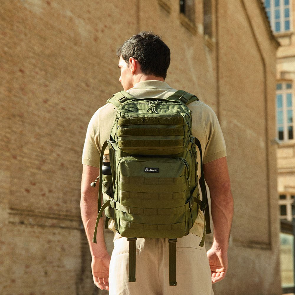 Mochila táctica militar force b500 50 l, verde