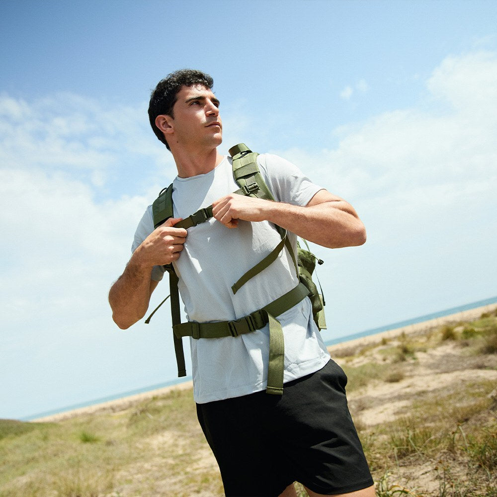 Mochila táctica militar force b500 50 l, verde