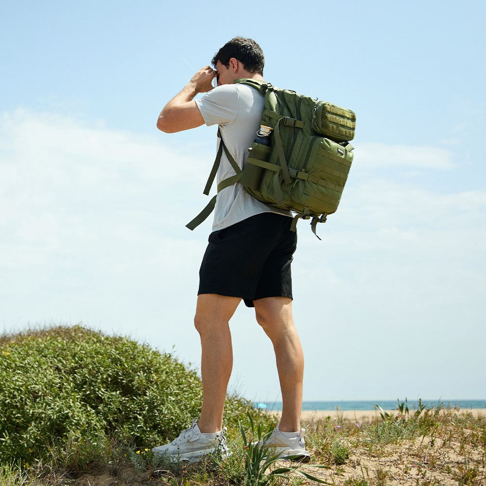 Mochila táctica militar force b500 50 l, verde