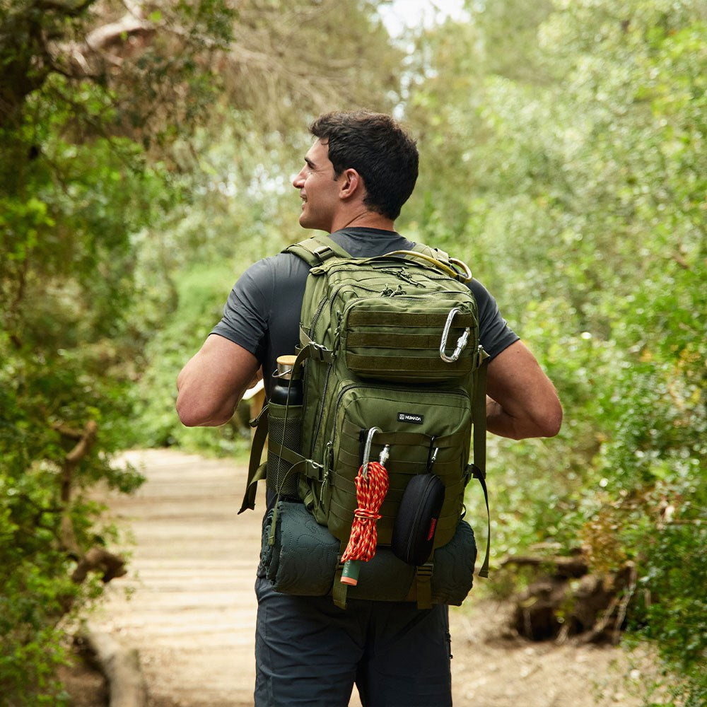 Mochila táctica militar force b500 50 l, verde