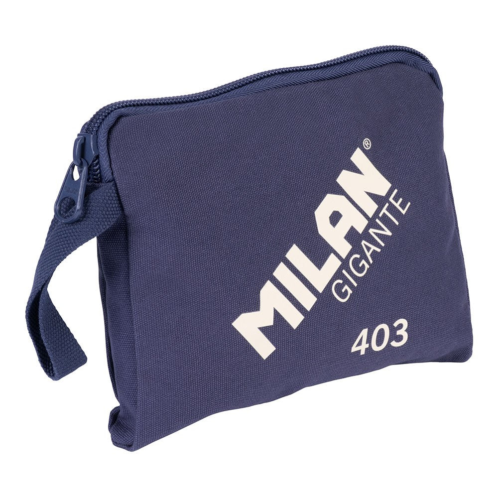 Bolsa de mano, colección gigante 403 since 1918, azul marino, 26,5 x 3 x 22 cm
