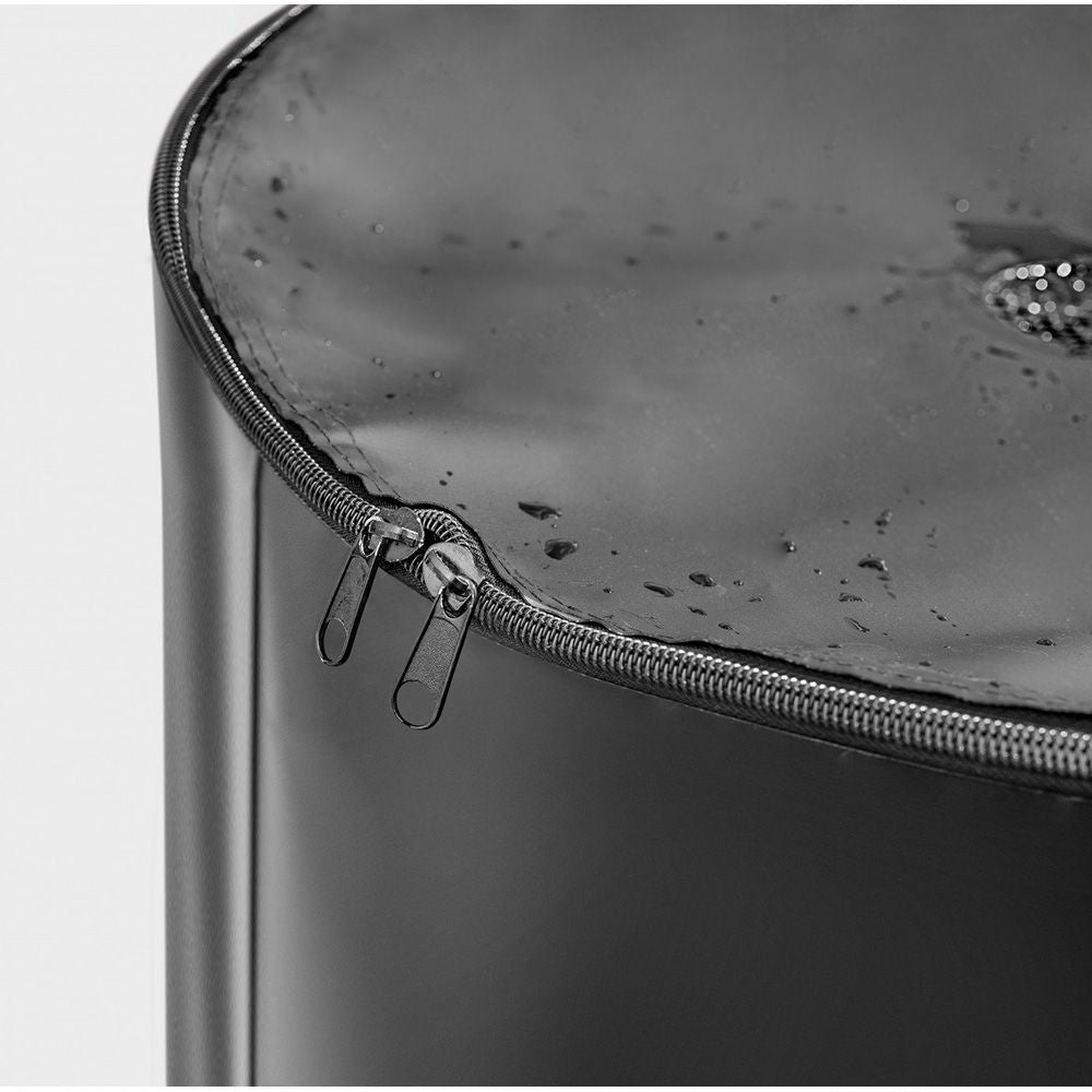 Depósito recolector para agua de lluvia plegable, capacidad de 250 l. ø 60 x 90 cm