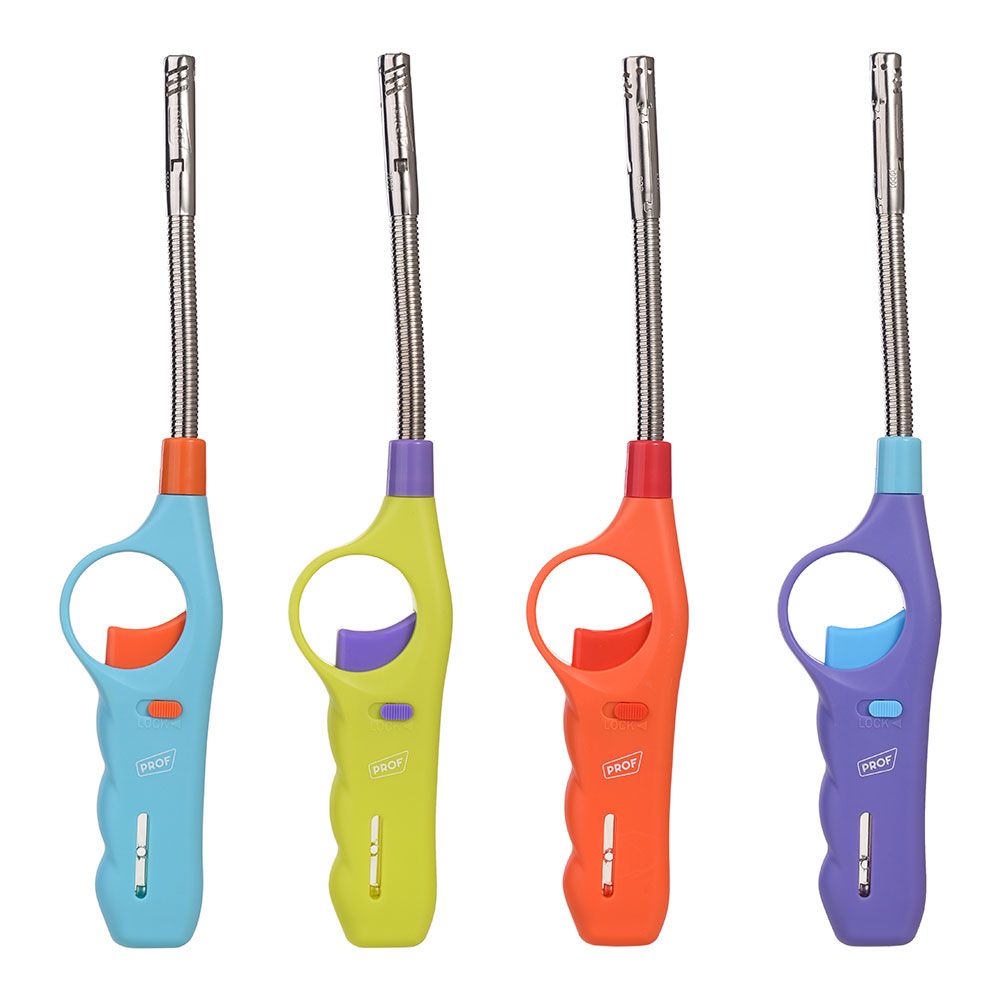 Encendedor electrónico recargable, flexible, colores surtidos