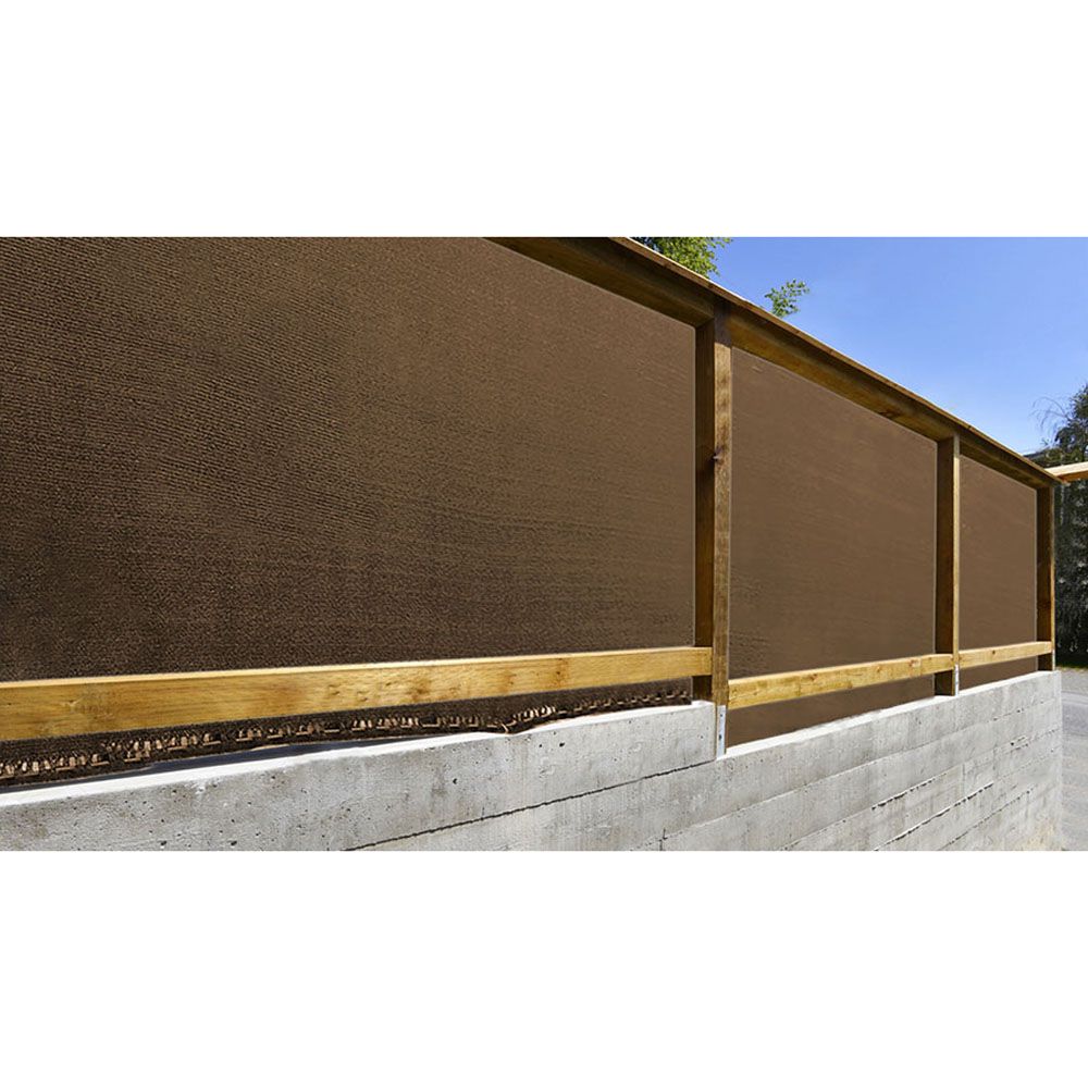 Malla ocultación marrón 1,5 x 5 m