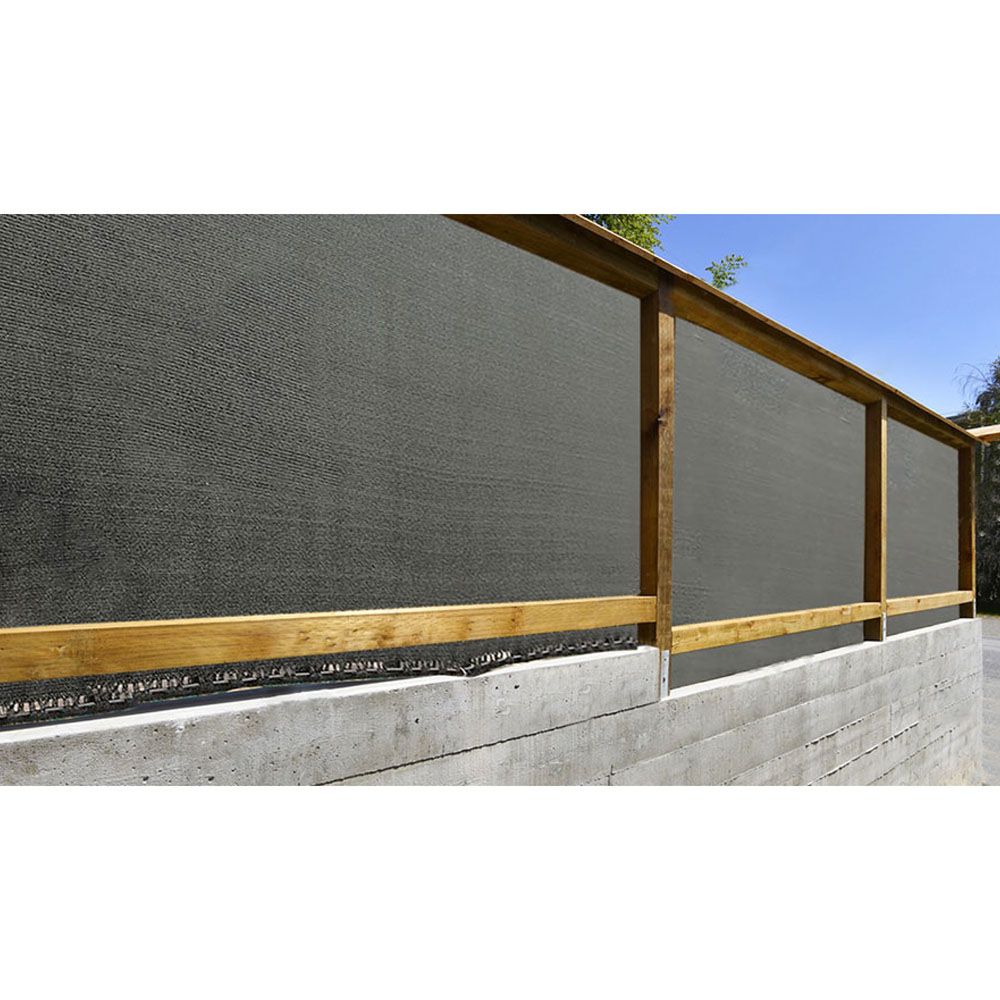 Malla ocultación antracita 1,5 x 5 m