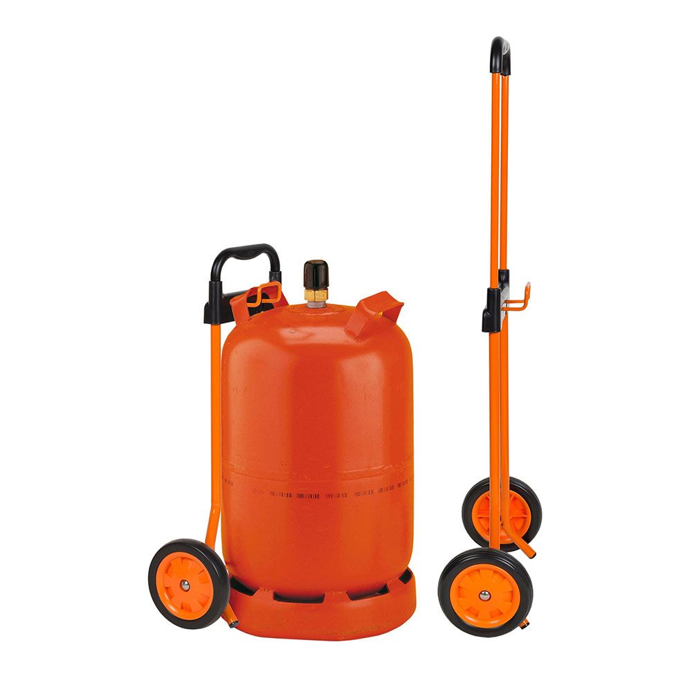 Carro butano telescópico acero y polipropileno