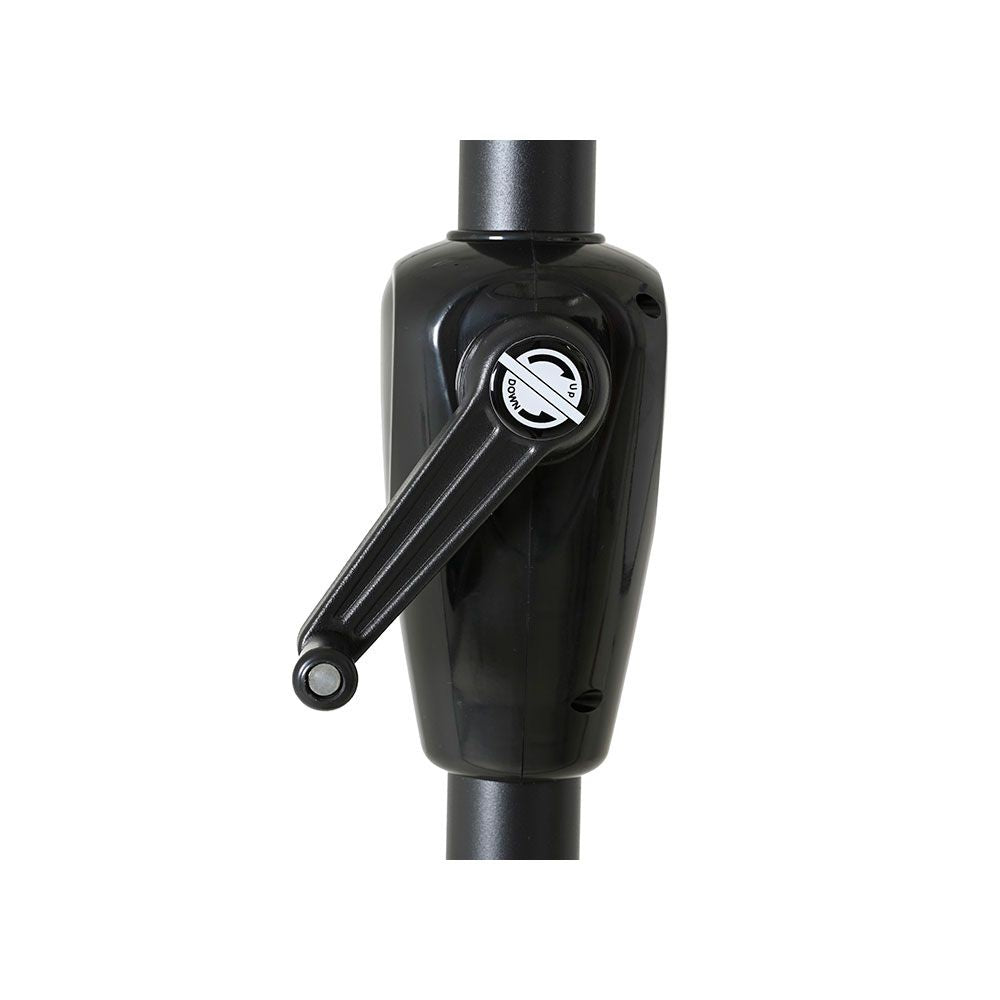 Parasol para jardín, verde con ribete blanco, ø270 x 235 cm