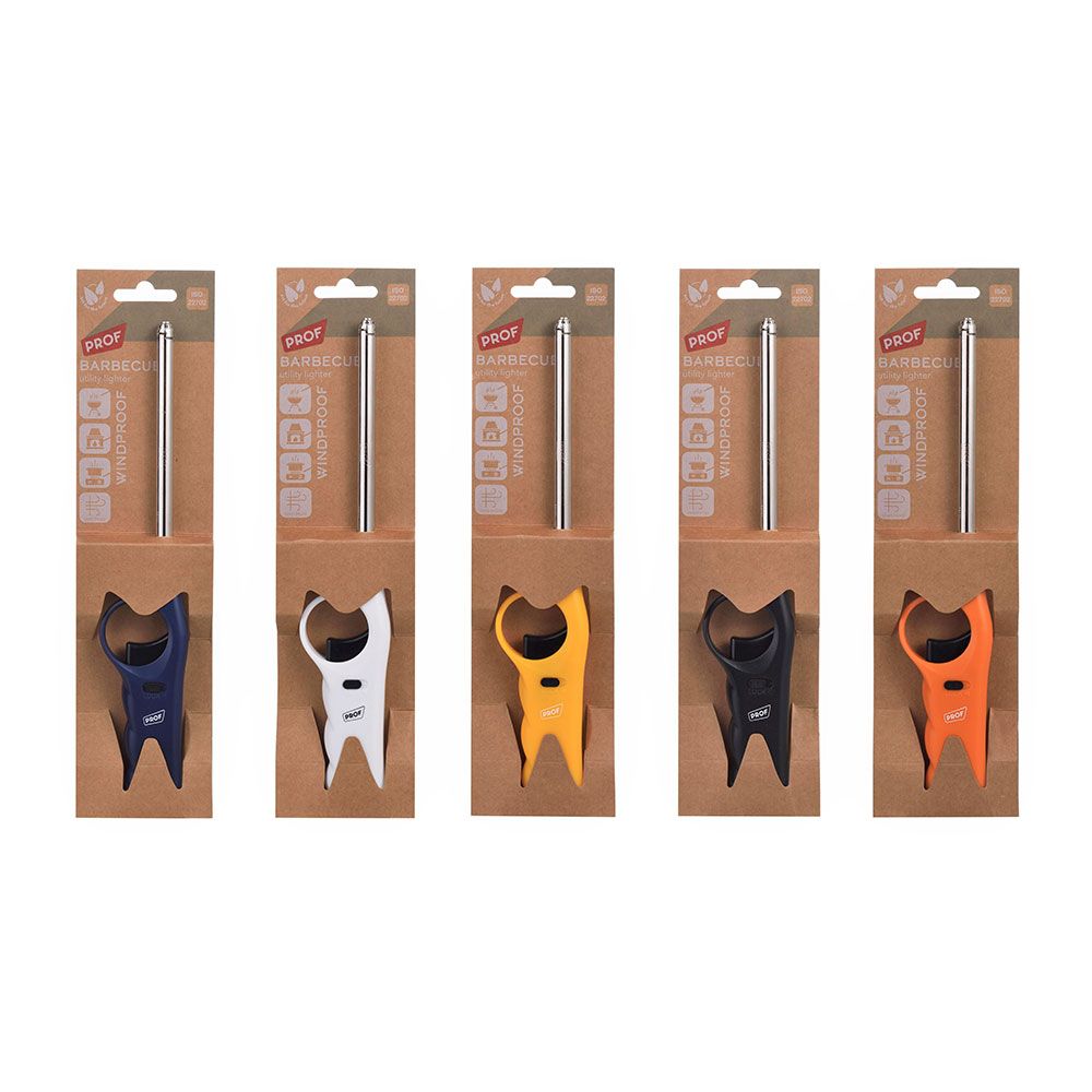 Encendedor electrónico recargable de cocina, colores surtidos, blister eco