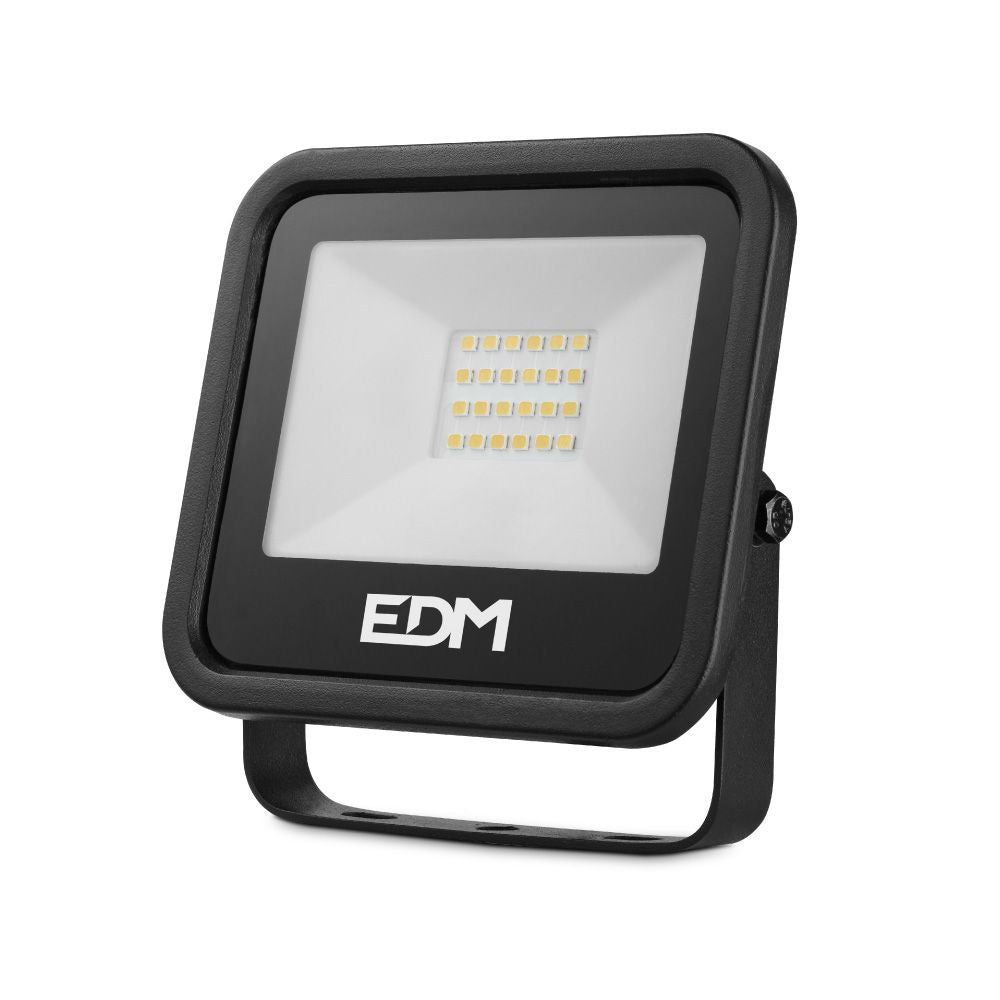 Foco proyector led 20 w 1520 lm 4000 k luz día, black series, 12,4 x 10,6 x 2,8 cm