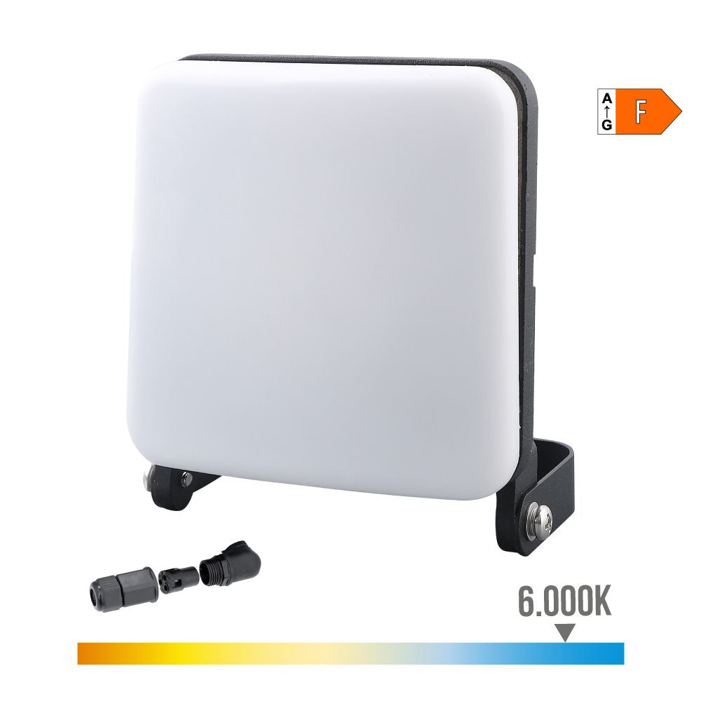 Foco proyector led frameless 10 w 760 lm 6000 k luz fria 8,71 x 8,26 cm