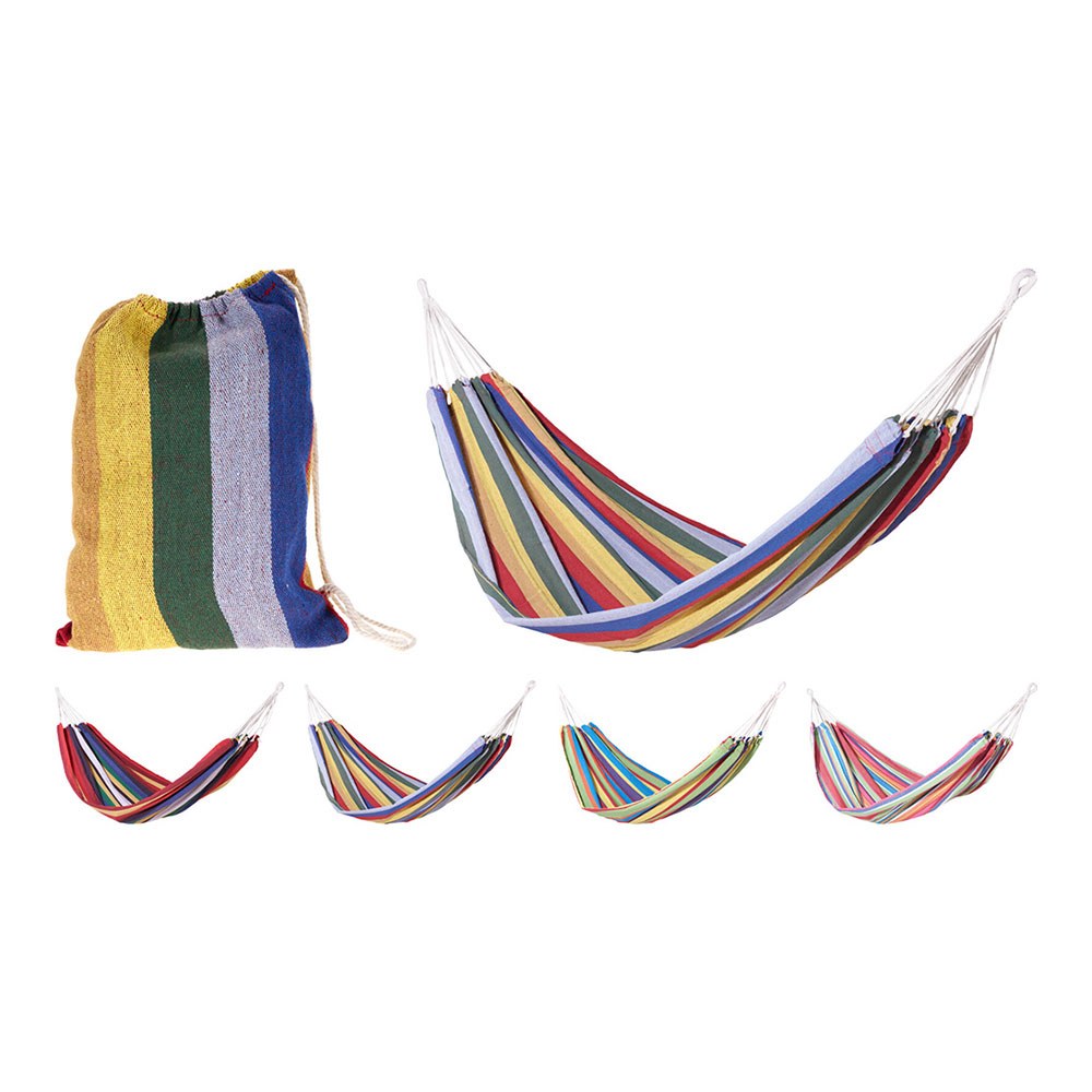 Hamaca de polialgodón, colores surtidos, 200 x 100 cm