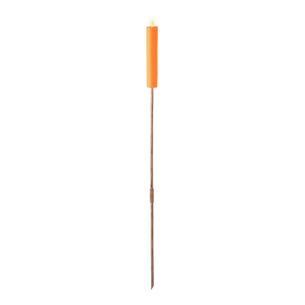 Vela solar efecto llama ø4 x 90 cm colores surtidos