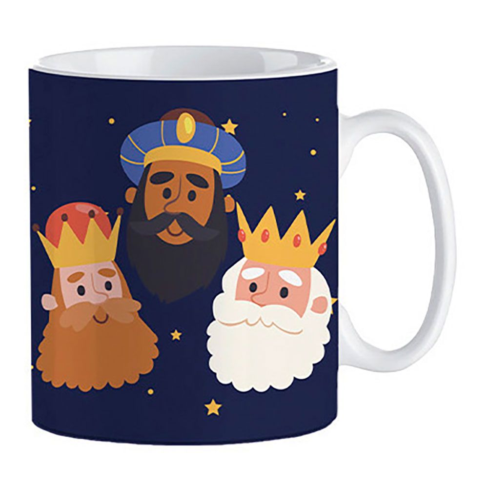 Taza reyes magos 330 ml en caja regalo, modelos variados