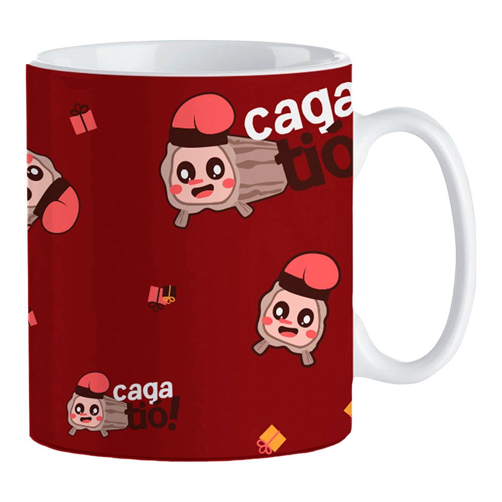 Taza caga tió 330 ml en caja regalo, modelos variados