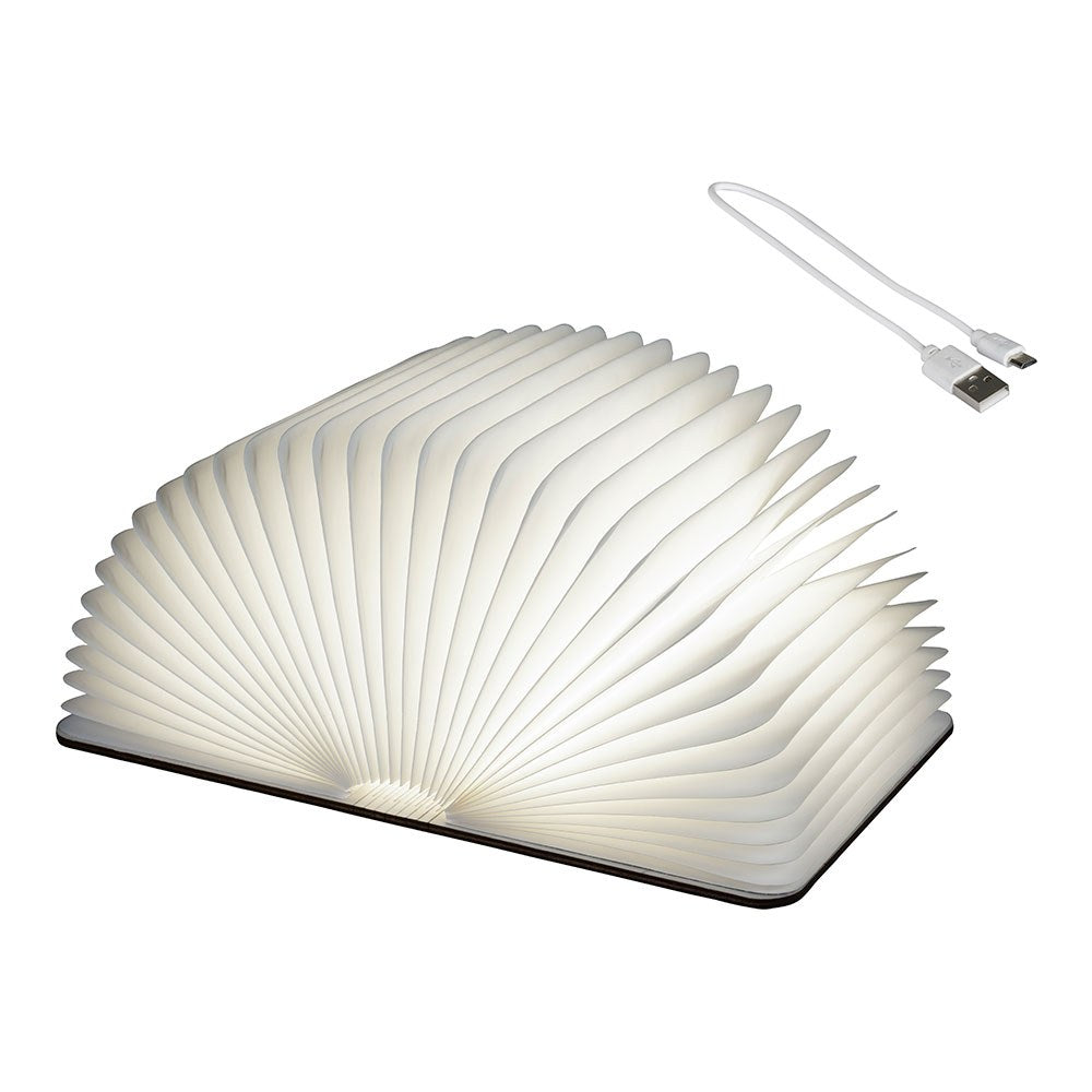 Libro decorativo con luz led fija