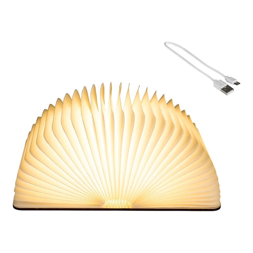 Libro decorativo con luz led fija