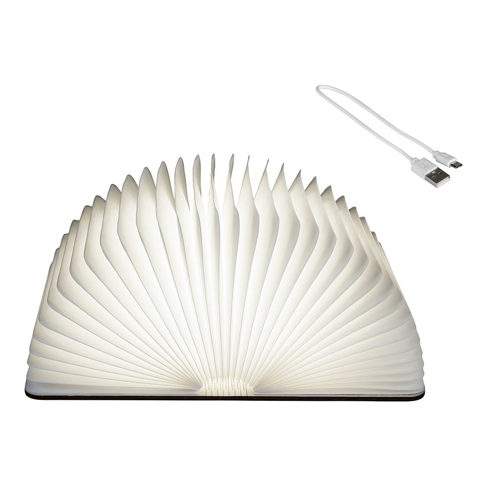 Libro decorativo con luz led fija