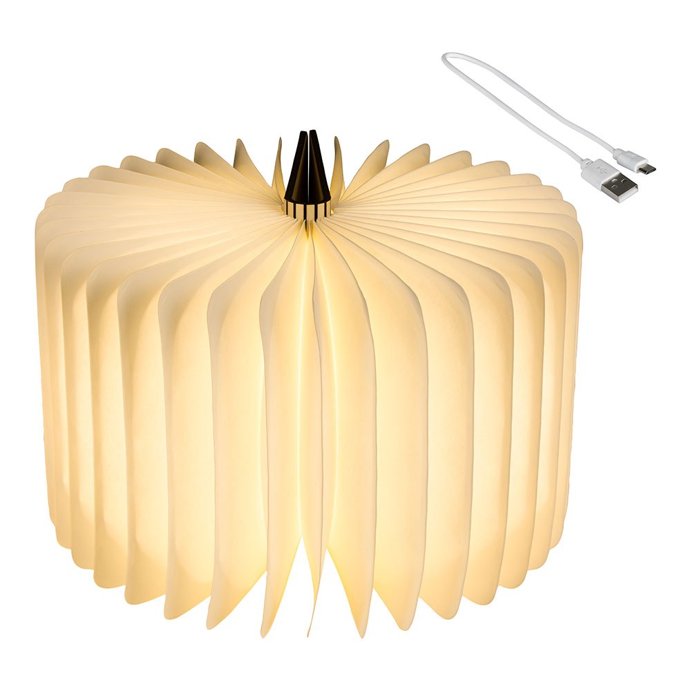 Libro decorativo con luz led fija