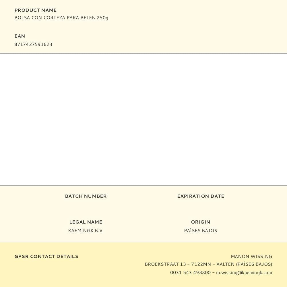 Bolsa con corteza para belen 250g