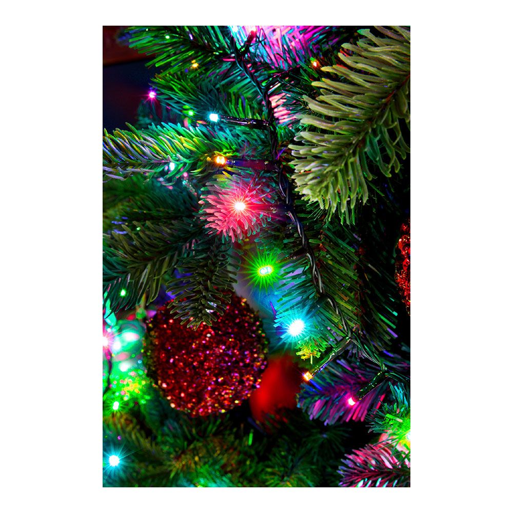 Guirnalda multifunción, uso exterior, led compact, multicolor pastel, cable verde, 500 leds, 16 m