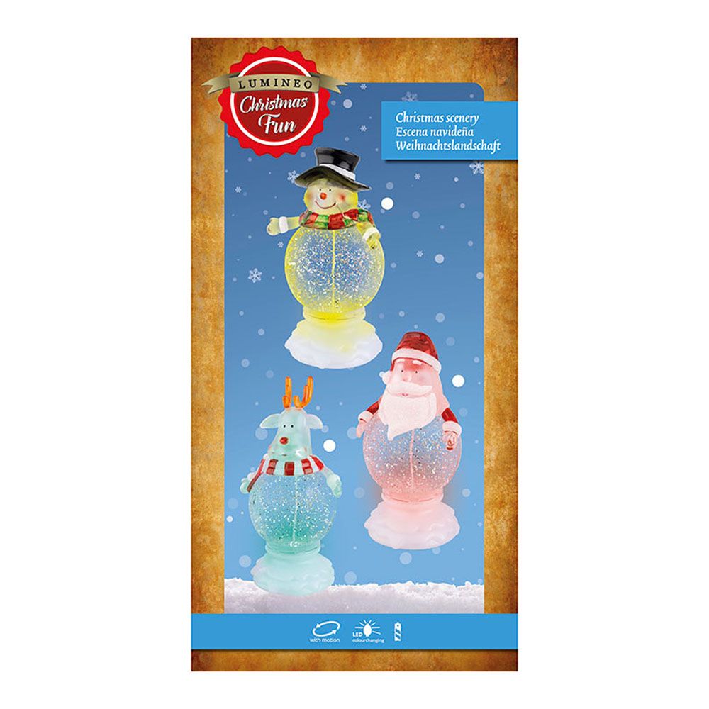 Figuras led de navidad modelos surtidos a pilas. 488719