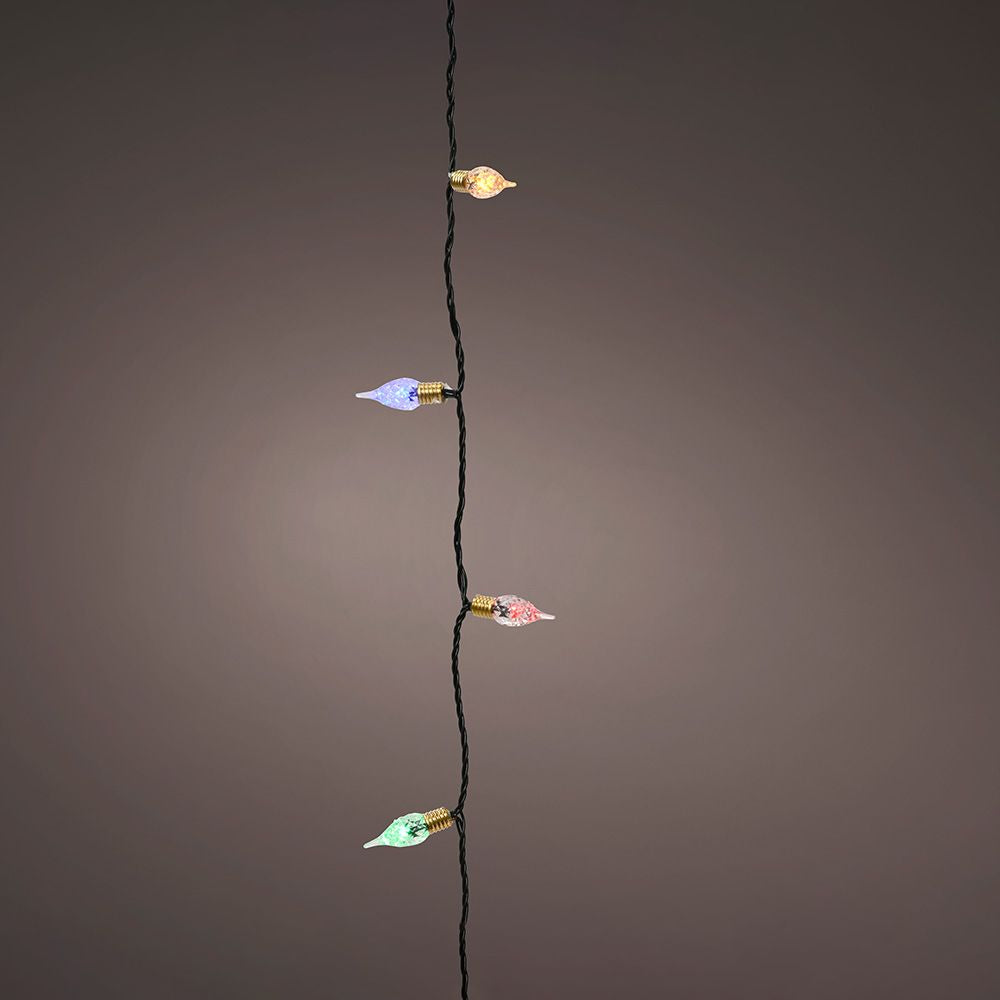 Guirnalda led vintage multicolor con 8 funciones centelleante para interior 1119 cm