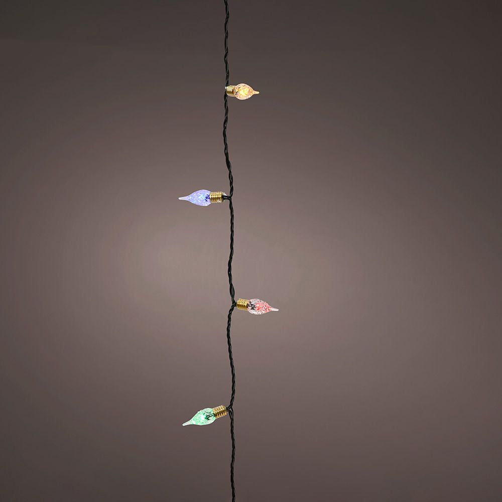 Guirnalda led vintage multicolor con 8 funciones centelleante para interior 1790 cm