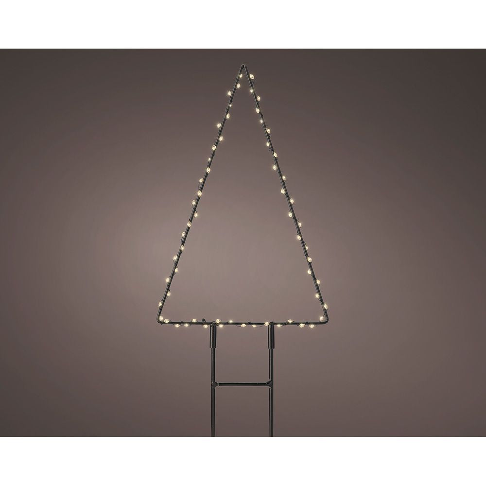 Estaca microled en forma de pino para exterior 18 x 0,6 x 27cm