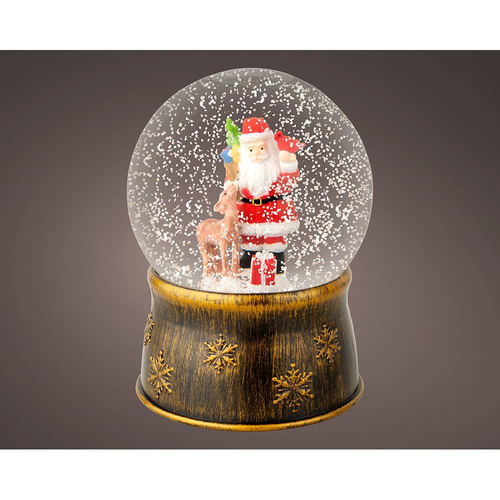 Bola de nieve santa claus ø13 x 17,5 cm