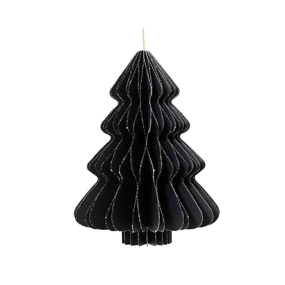 Árbol de papel negro ø30 x 40 cm