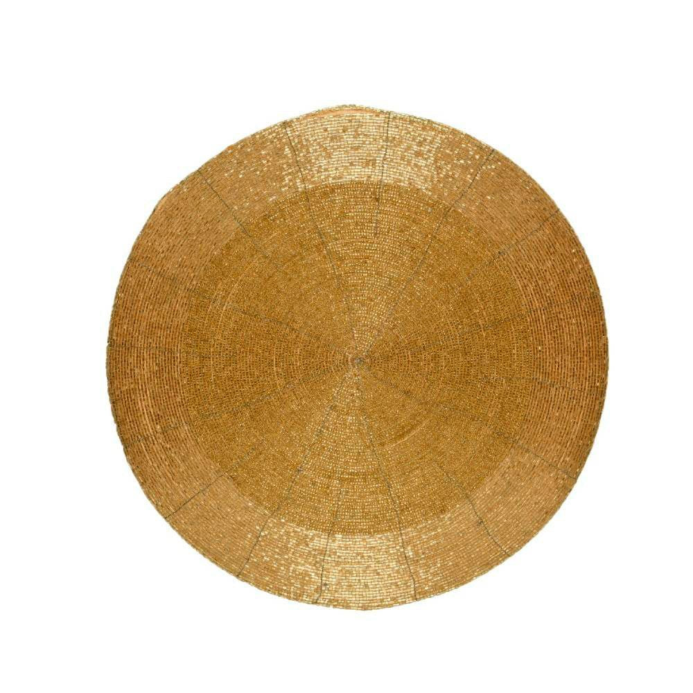 Salvamantel redondo ø35 cm dorado