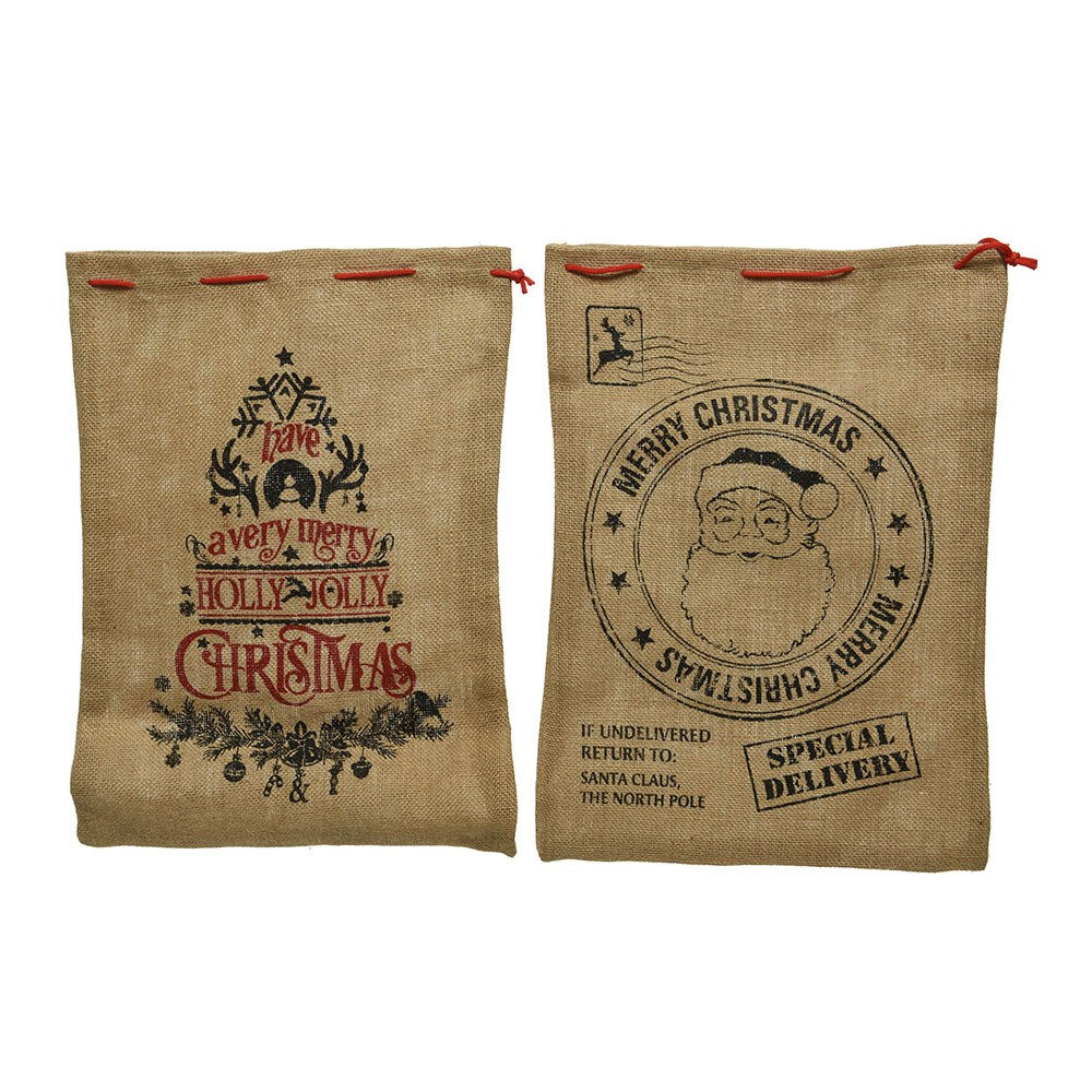 Bolsa regalo merry christmas, modelos variados, 35 x 50 cm