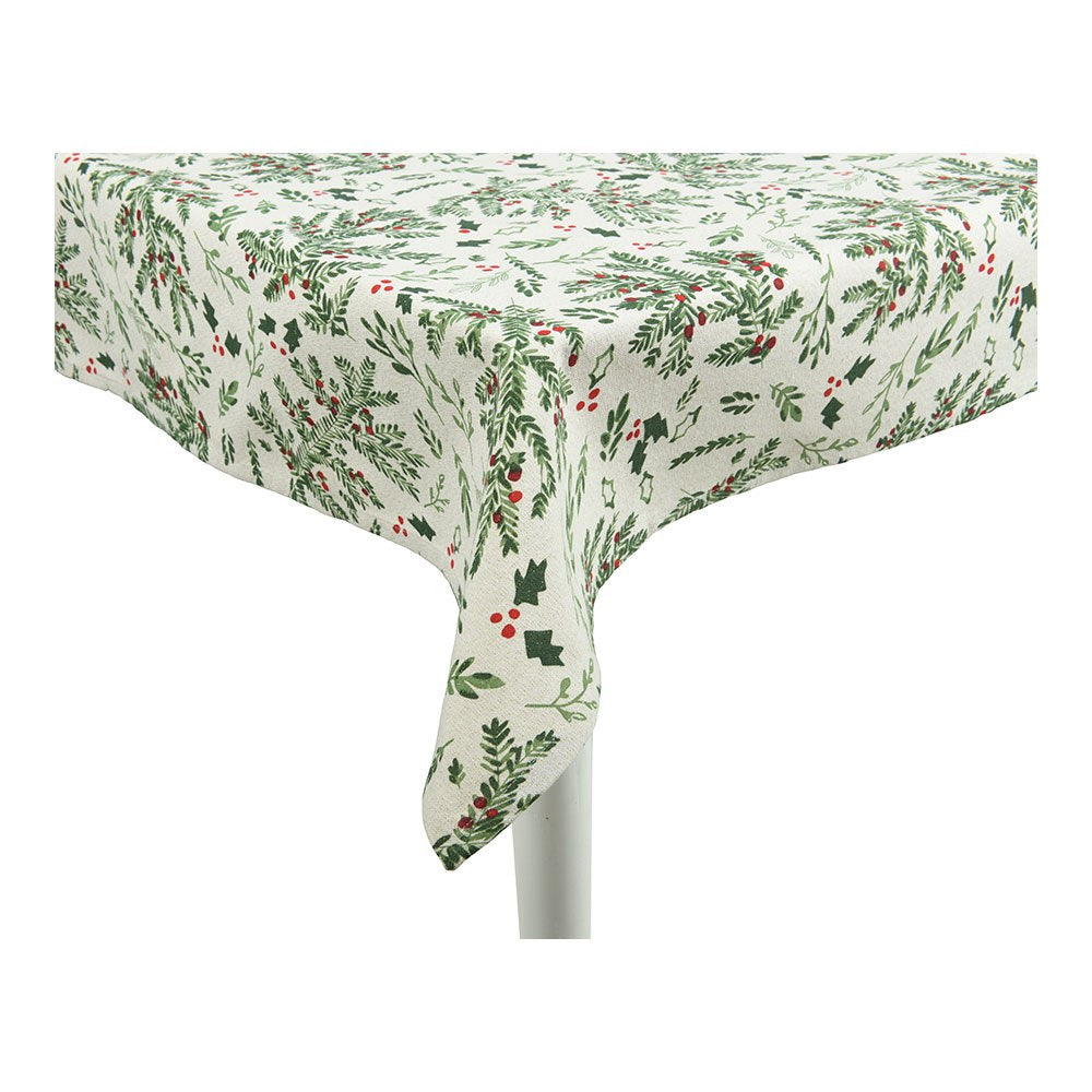Mantel de algodón navidad muérdago 140 x 180 cm
