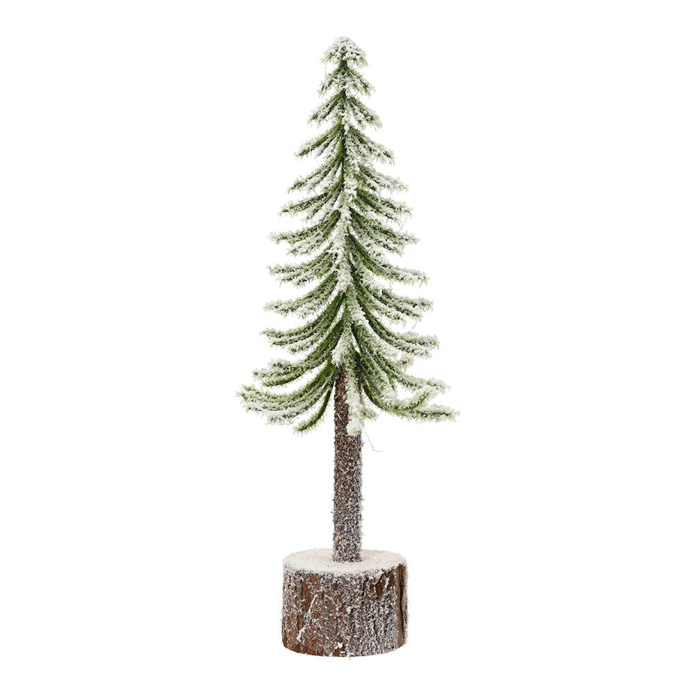 Mini árbol nevado de interior ø8 x 25 cm