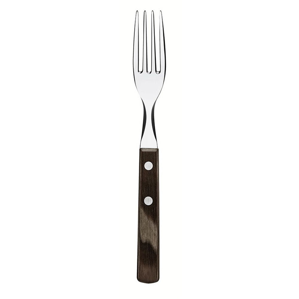Tenedor de mesa polywood castaño expositor 60 uds