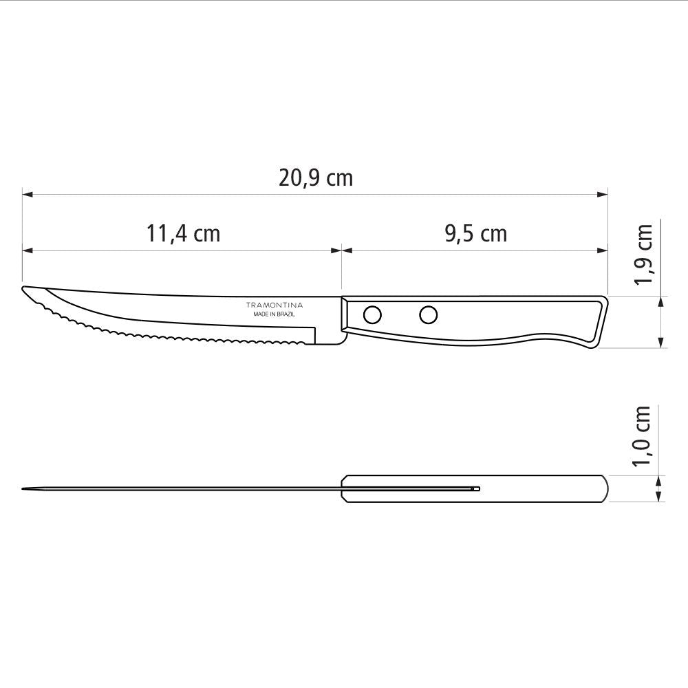 Juego para asado tradicional 12 piezas