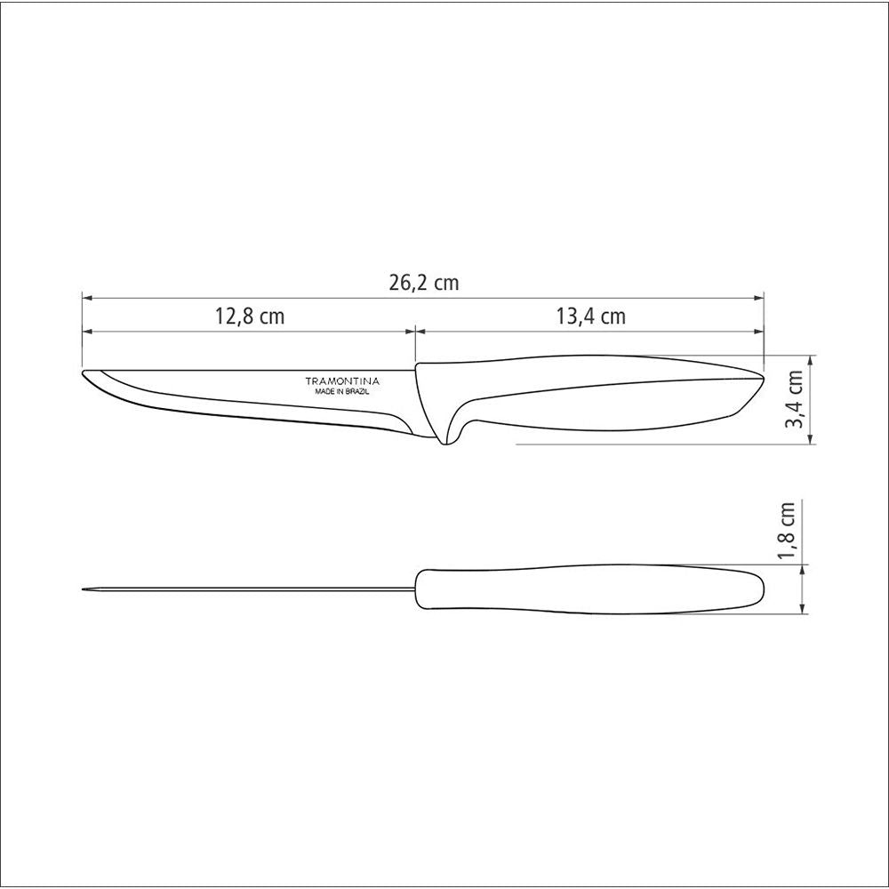Cuchillo para deshuesar plenus negro 127 mm
