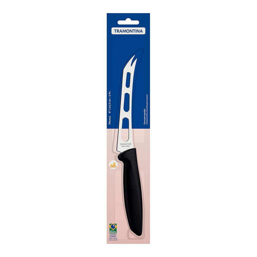 Cuchillo para queso plenus negro 15,24 cm