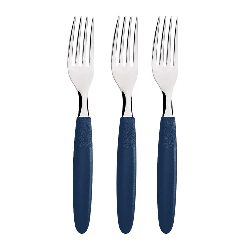 Tenedor de mesa ipanema azul 19,1 cm 3 uds